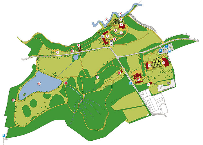externer Link zum Plan des Parks Rosenau (PDF)