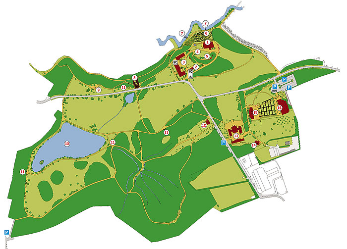 externer Link zum Plan des Parks Rosenau (PDF)